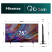 75Q6SAU Hisense 75 INCH Q6SAU 4K Hi-QLED Smart TV (2026)